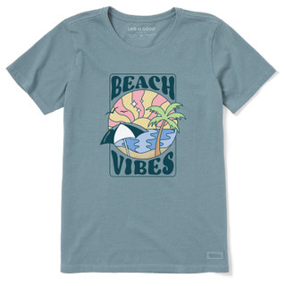 Thumbnail 1: Life is Good Life is Good Womens Beach Vibes Short Sleeve Crusher Tee 