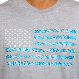 Thumbnail 3: Mossy Oak Mossy Oak Mens Long Sleeve Flag Performance Tee 