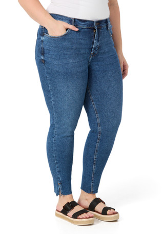 Thumbnail 3: Kensie Kensie Plus The Kelsey High Rise Skinny Jeans 