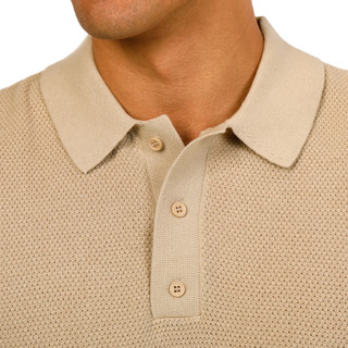 Thumbnail 2: ONIA Onia Mens Short Sleeve Knit Textured Polo Shirt 