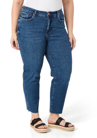 Thumbnail 1: Kensie Kensie Plus The Allie High Rise Slim Straight Jeans 