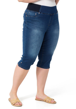 Thumbnail 2: SEVEN7 Seven7 Plus Ultra High Rise Over the Knee Skimmer Jeans 