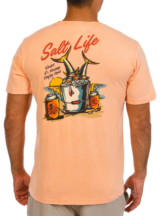 Thumbnail 1: Salt Life Salt Life Mens Kick Back Beach Short Sleeve Tee 