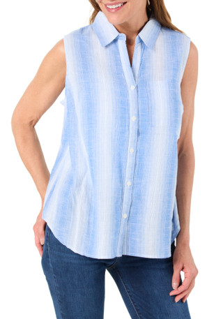 Thumbnail 1: Dash Women's Sleeveless Striped Top 