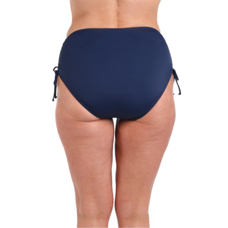 Thumbnail 2: Maxine of Hollywood Womens Solid Adjustable Side Ruched Full Swim Briefs 