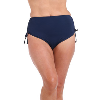 Thumbnail 3: Maxine of Hollywood Womens Solid Adjustable Side Ruched Full Swim Briefs 