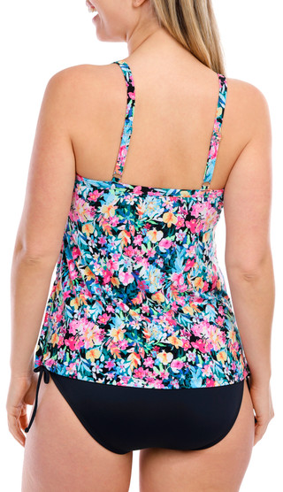 Thumbnail 7: Maxine of Hollywood Womens Solid Adjustable Side Ruched Full Swim Briefs 