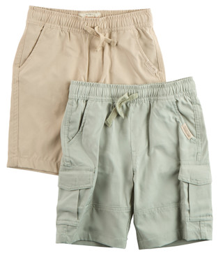Thumbnail 1: Weatherproof Weatherproof Little Boys 2 Pk Cargo Shorts 