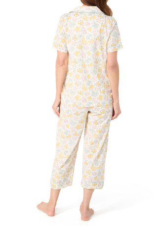 Thumbnail 2: POPPY & CLAY Poppy & Clay Womens 2 Pc Be Natural Floral Pajama Set 