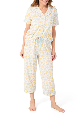 Thumbnail 3: POPPY & CLAY Poppy & Clay Womens 2 Pc Be Natural Floral Pajama Set 