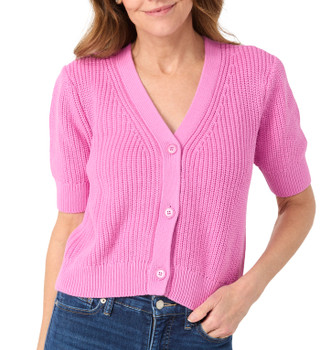 Thumbnail 1: Steve Madden Steve Madden Womens Short Sleeve Janae V-Neck Cardigan 