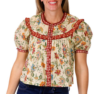 Thumbnail 1: BILA 77 Bila 77 Womens Short Sleeve Kenya Top 