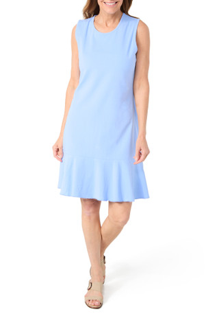 Thumbnail 1: ANA CLARE Ana Clare Womens Sleeveless Solid Flounce Dress 