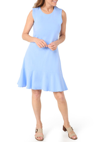 Thumbnail 2: ANA CLARE Ana Clare Womens Sleeveless Solid Flounce Dress 