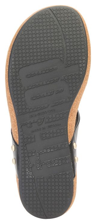 Thumbnail 2: Fitflop Fitflop Womens iQushion Leather Toe Post Sandals 
