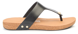 Thumbnail 5: Fitflop Fitflop Womens iQushion Leather Toe Post Sandals 