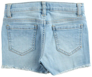 Thumbnail 2: Squeeze Squeeze Little Girls Pearl Denim Shorts 