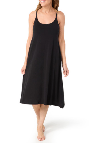Thumbnail 2: Hue Hue Womens Easy Breezy Sleeveless Lounge Sleep Nightgown 