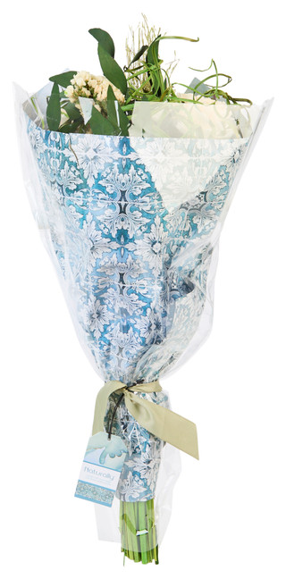 Thumbnail 1: . Naturally Silk Cream Bloom Spring Bouquet 