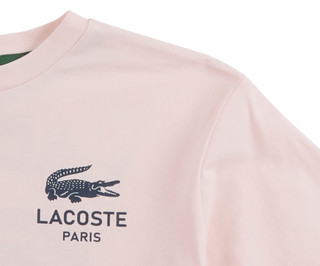 Thumbnail 2: Lacoste Lacoste Big Girls Short Sleeve Side Logo Tee 