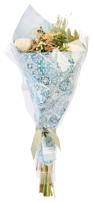 Thumbnail 1: . Naturally Silk Ivory Bloom Spring Bouquet 