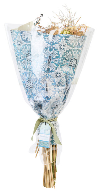 Thumbnail 1: . Naturally Silk Ivory Blossom Spring Bouquet 