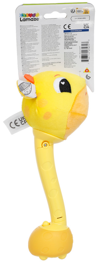 Thumbnail 2: Lamaze 11 in Wacky Giraffe Audible Toy 