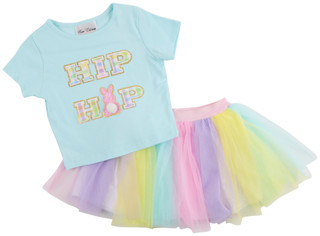 Thumbnail 1: Rare Editions Rare Editions Big Girls 2 Pc Easter Tutu Set 