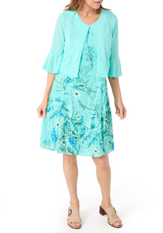 Thumbnail 1: Perceptions Perceptions Womens 2 Pc Floral Dress Set 