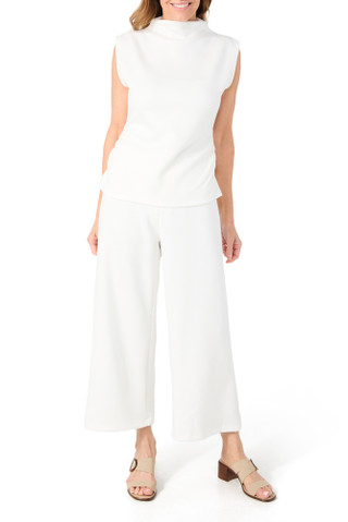 Thumbnail 1: TRUTH Truth Womens 2 Pc Sleeveless Scuba Cropped Pants Set 