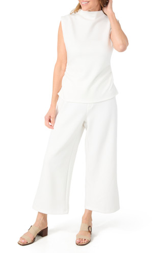 Thumbnail 3: TRUTH Truth Womens 2 Pc Sleeveless Scuba Cropped Pants Set 