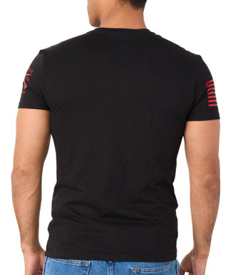 Thumbnail 2: GRUNT STYLE Grunt Style Mens Short Sleeve Always Freedom Flag T-Shirt 