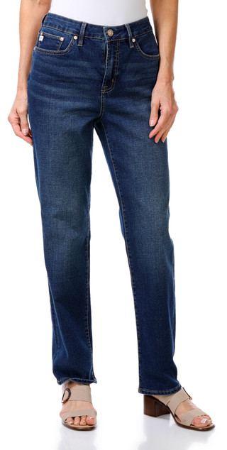 Thumbnail 1: SEVEN7 Seven7 Womens Vintage High Rise Straight Jeans 