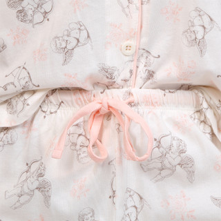 Thumbnail 3: POPPY & CLAY Poppy & Clay Womens Short Sleeve 2 Pc Angel Pajama Set 