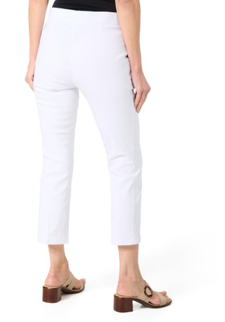 Thumbnail 2: Love Scarlett Love Scarlett Petite Crochet Trim Kick Flare Ankle Pants 