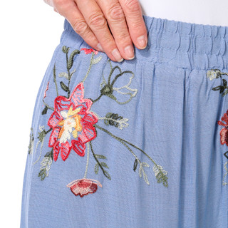 Thumbnail 3: LIV LOS ANGELES Liv Los Angeles Womens 30 in Embroidered Wide Leg Pants 
