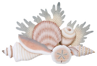 Thumbnail 1: Ti Designs TI Designs 27x18 Coastal Shell Reef Wall Art Decor 