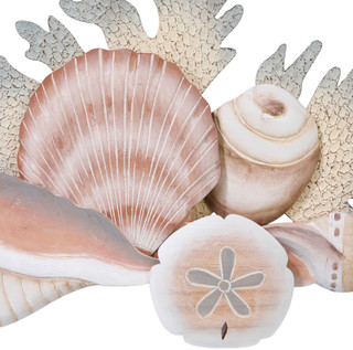 Thumbnail 2: Ti Designs TI Designs 27x18 Coastal Shell Reef Wall Art Decor 