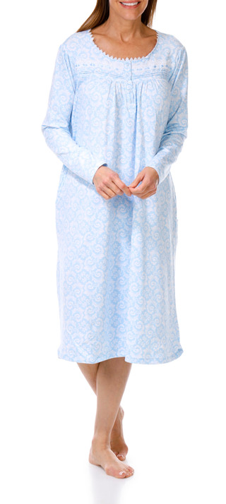 Thumbnail 1: Sophie B Sophie B Womens Paisley Sleepshirt Nightgown 