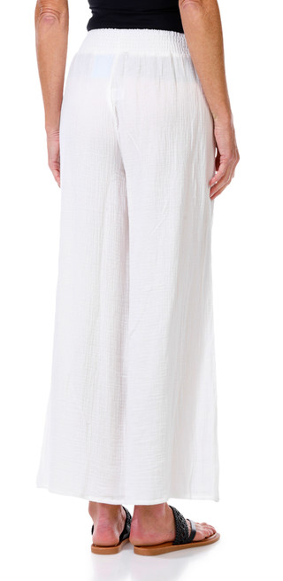 Thumbnail 3: SENSEA Sensea Womens Solid Double Gauze Pants 