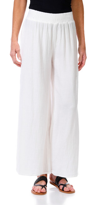 Thumbnail 1: SENSEA Sensea Womens Solid Double Gauze Pants 