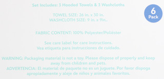 Thumbnail 2: Disney 6 Pc Minnie Bath Towel Set 