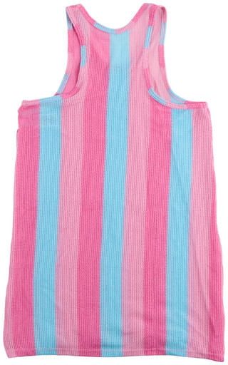 Thumbnail 2: Breaking Waves Breaking Waves Big Girls Colorblock Mesh Cover Up 