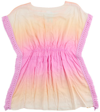 Thumbnail 2: Breaking Waves Breaking Waves Big Girls Ombre Caftan Cover Up 