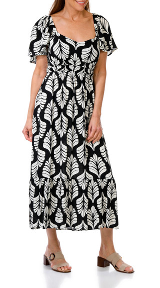 Thumbnail 1: As U Wish AS U WISH Juniors Tropical Crepe Midi Dress 