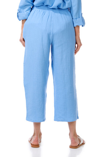 Thumbnail 3: Jessica Simpson Jessica Simpson Womens Gauze Tie Waist Ankle Pull On Pants 
