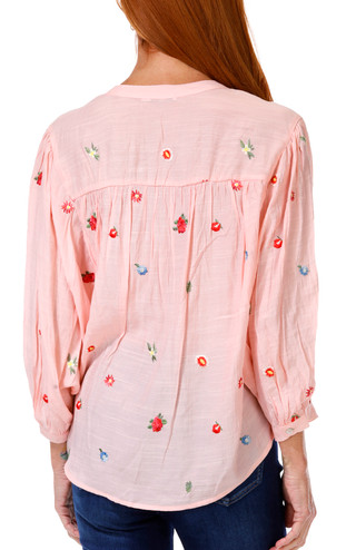 Thumbnail 2: FIGUEROA & FLOWER Figueroa & Flower Womens Embroidered Button Down Top 