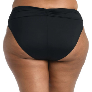 Thumbnail 2: La Blanca La Blanca Plus Shirred Band Hipster Swim Bottoms 