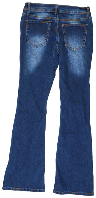 Thumbnail 2: SUNKISSED DENIM Sunkissed Denim Juniors Western Embroidered Bootcut Jeans 