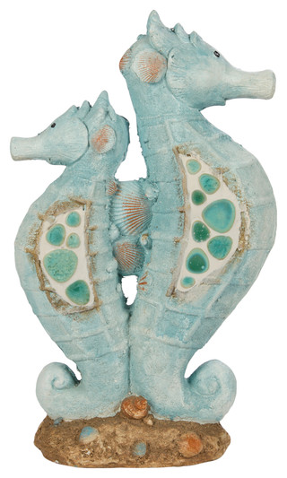 Thumbnail 2: Fancy That Fancy That 21 in Double Seahorse Garden Figurine 
